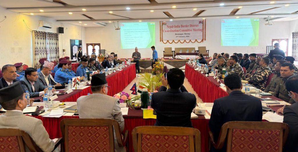 नेपाल–भारत सुरक्षा अधिकारीको बैठक विराटनगरमा, निर्वाचनका बेला सीमामा उच्च सतर्कता