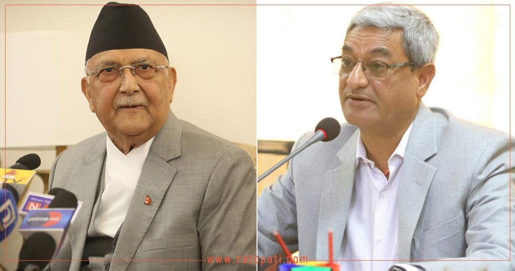 ओलीको पक्राउले द्वन्द्व बढाएको भन्दै एमालेले बोलायो आकस्मिक बैठक